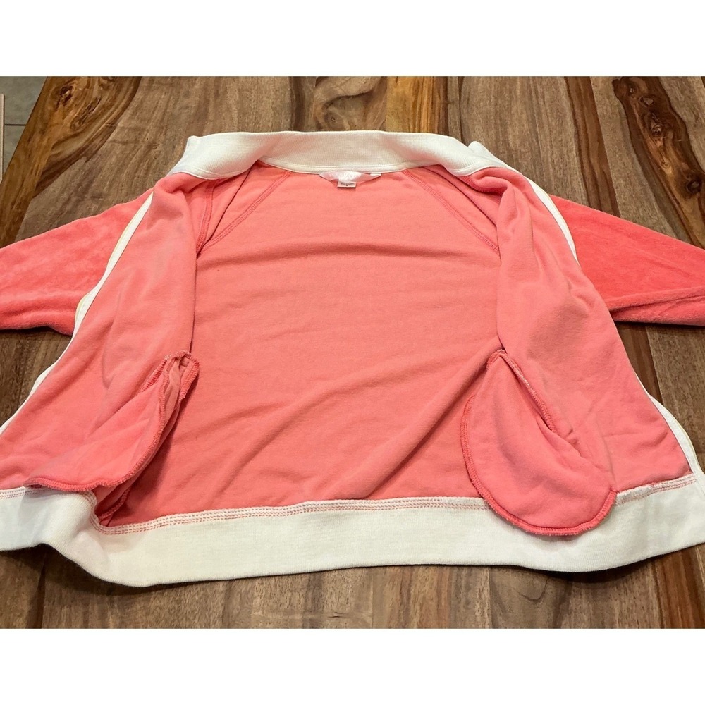 Victoria's Secret Pink Terrycloth Full Zip Y2K Jacket Women's Small - Picture 9 of 14